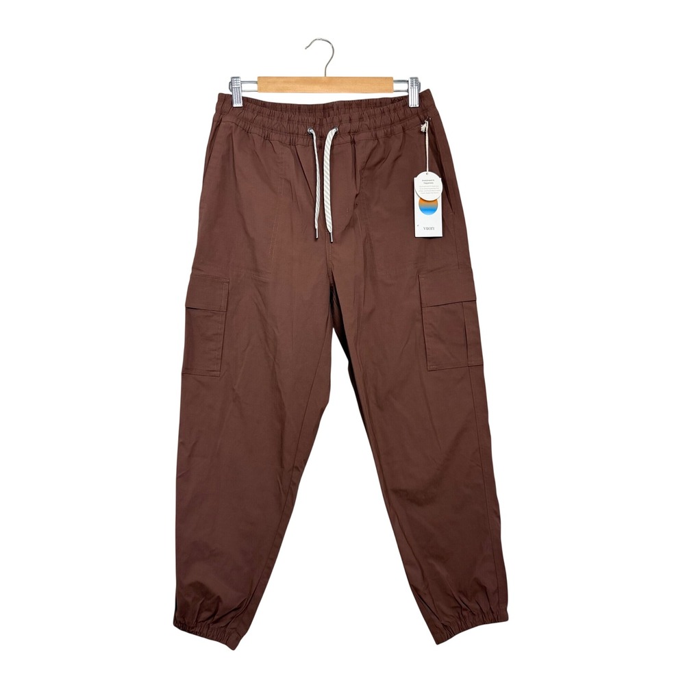 Vuori Birch Jogger Pepper Brown Cargo Pants VW4103 Womens Medium NEW